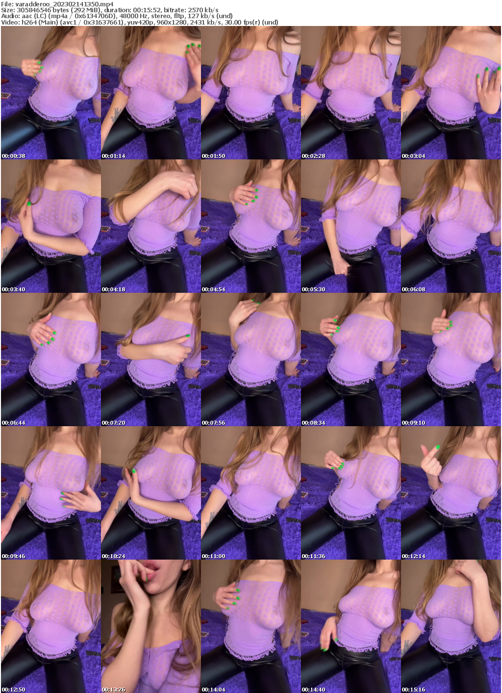 Preview thumb from varadderoo on 2023-02-14 @ bongacams