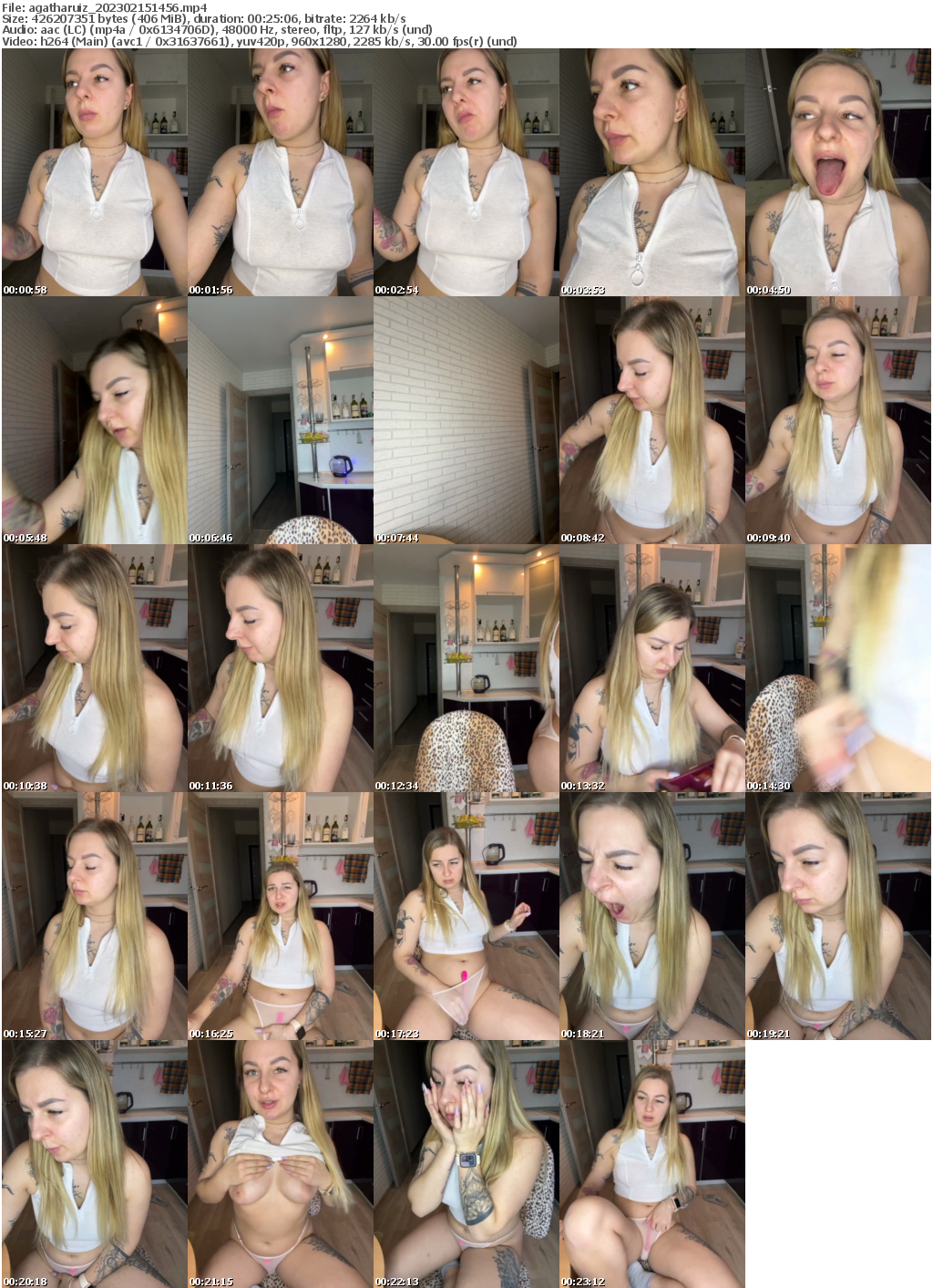 Preview thumb from agatharuiz on 2023-02-15 @ bongacams