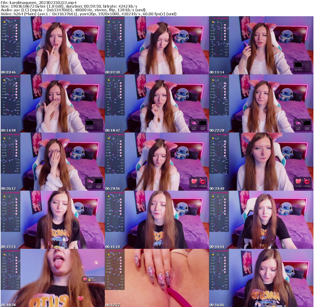 Preview thumb from karolinaqueen on 2023-02-15 @ bongacams