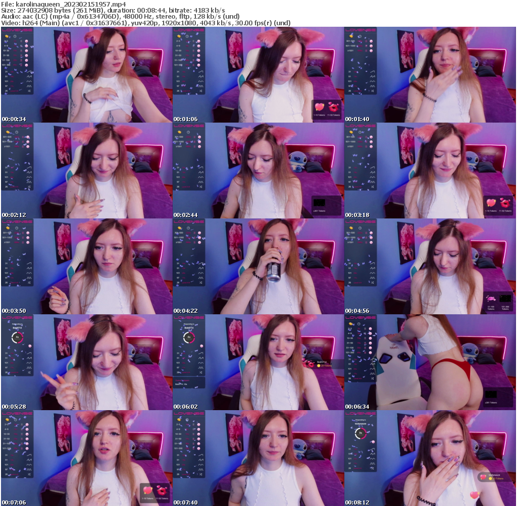 Preview thumb from karolinaqueen on 2023-02-15 @ bongacams