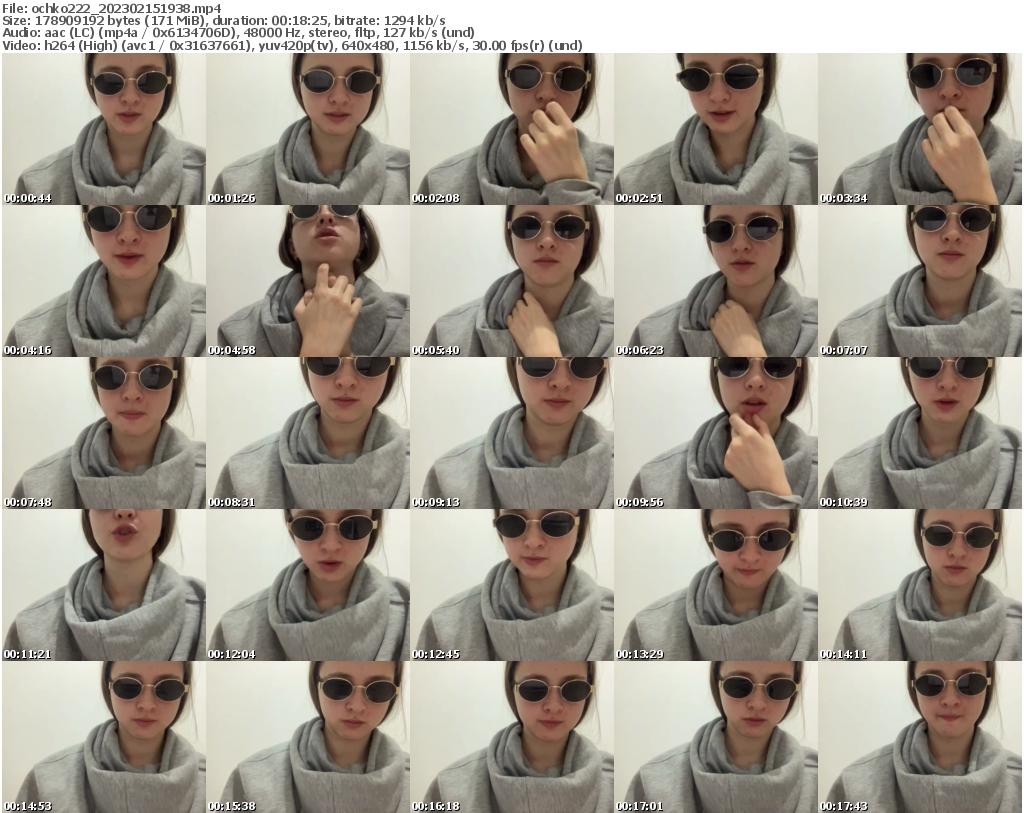 Preview thumb from ochko222 on 2023-02-15 @ bongacams