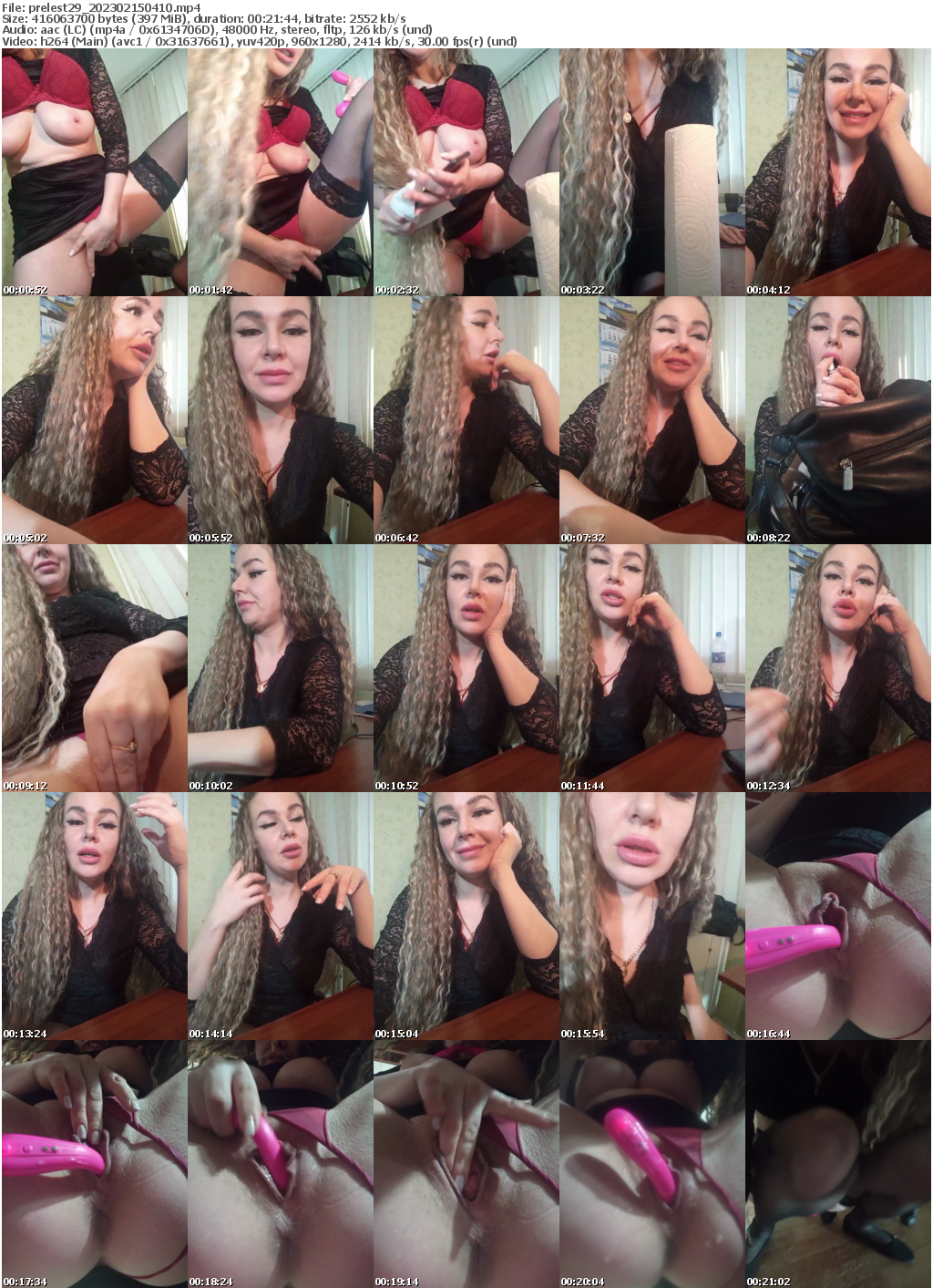 Preview thumb from prelest29 on 2023-02-15 @ bongacams