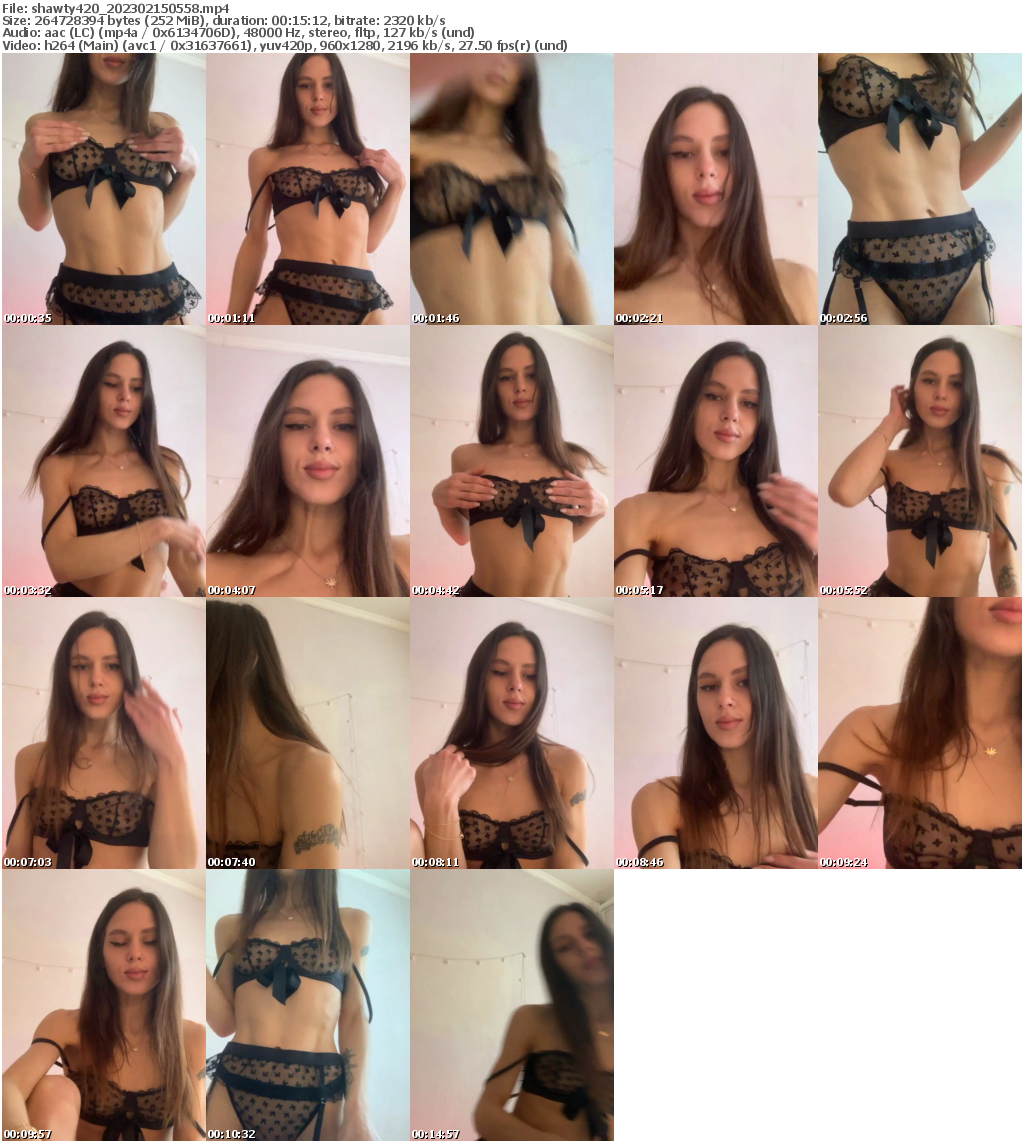 Preview thumb from shawty420 on 2023-02-15 @ bongacams