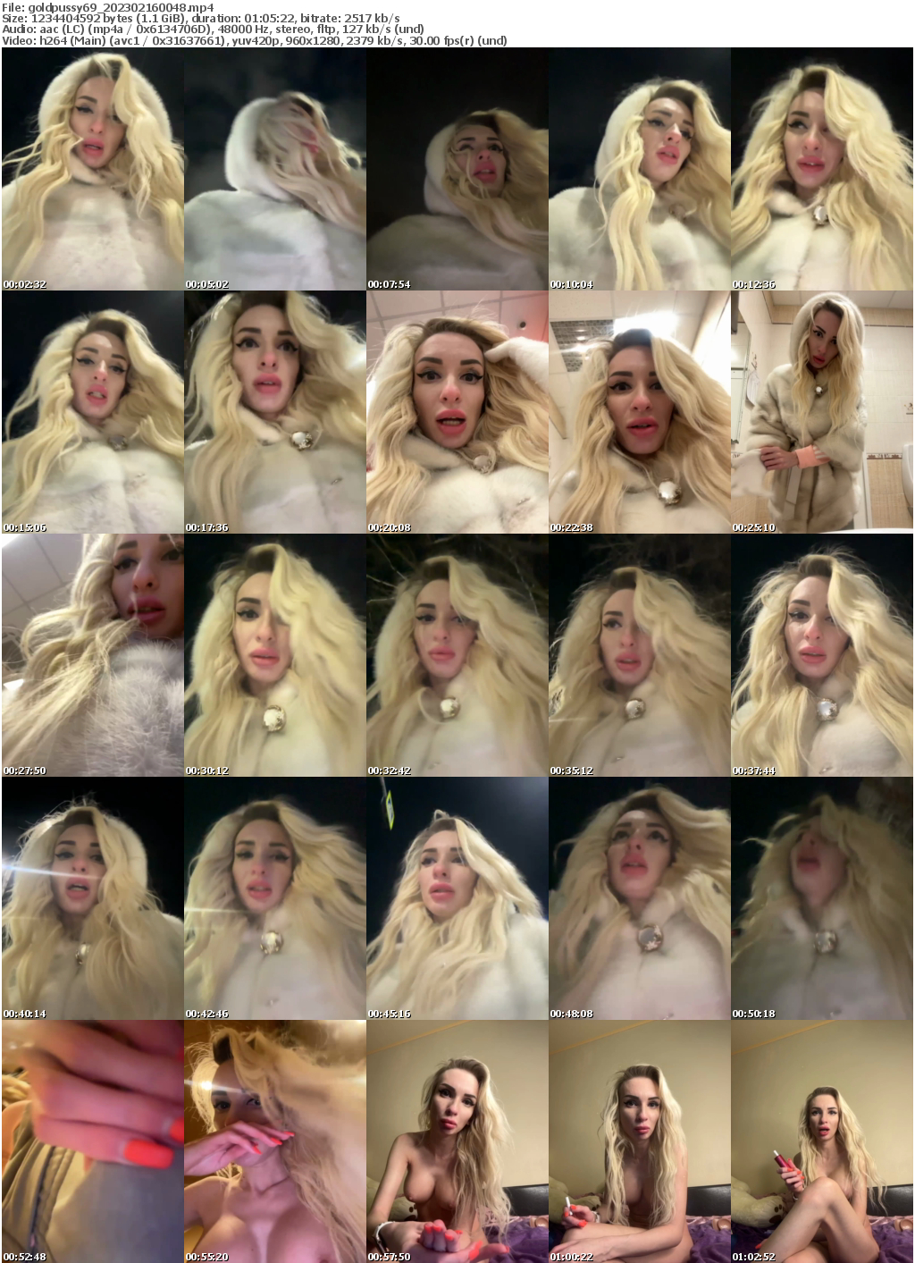 Preview thumb from goldpussy69 on 2023-02-16 @ bongacams