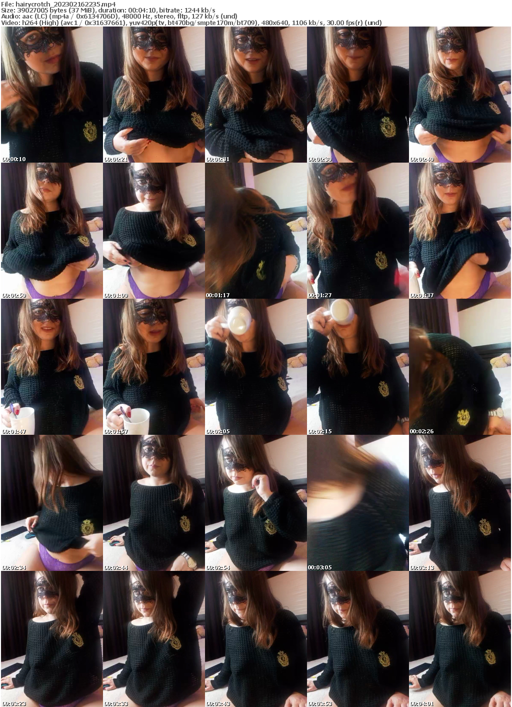 Preview thumb from hairycrotch on 2023-02-16 @ bongacams