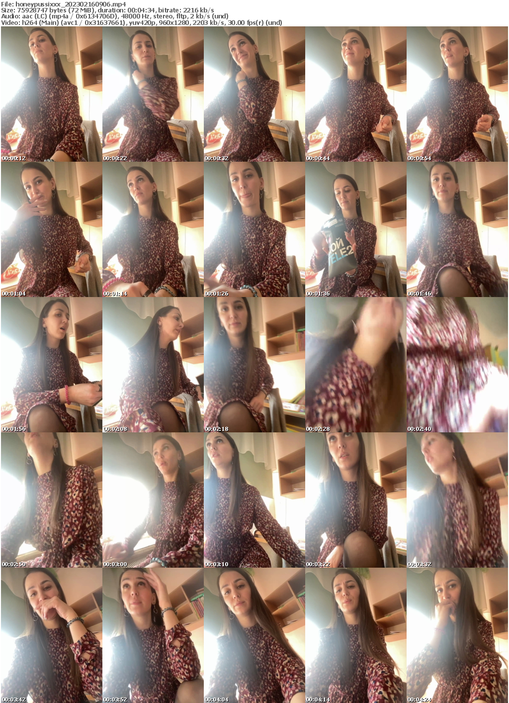 Preview thumb from honeypussixxx on 2023-02-16 @ bongacams