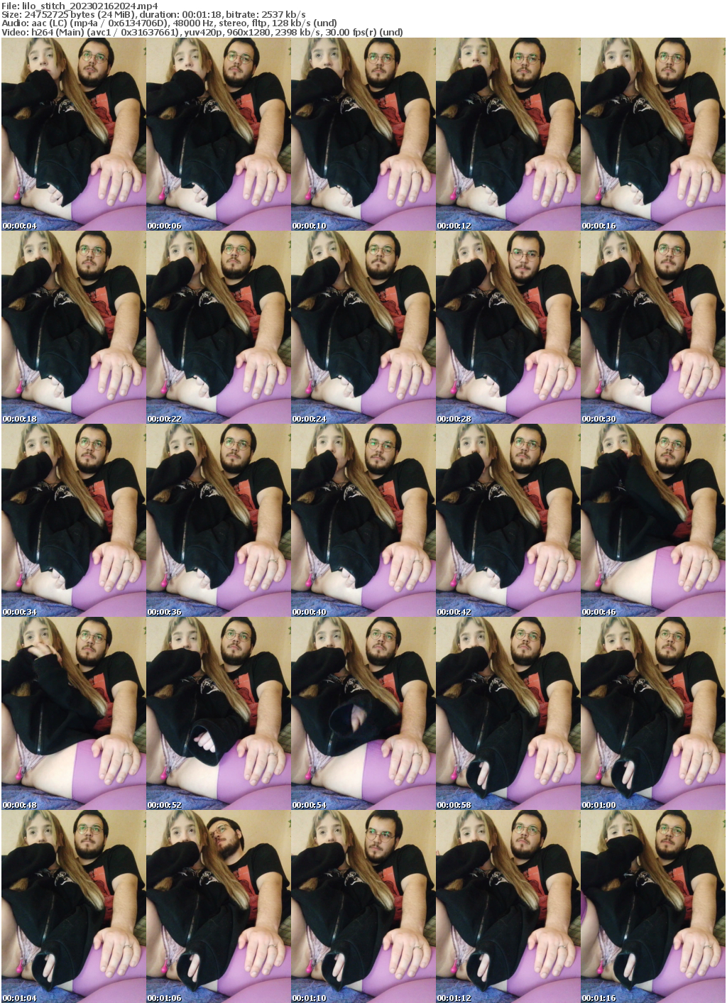 Preview thumb from lilo_stitch on 2023-02-16 @ bongacams