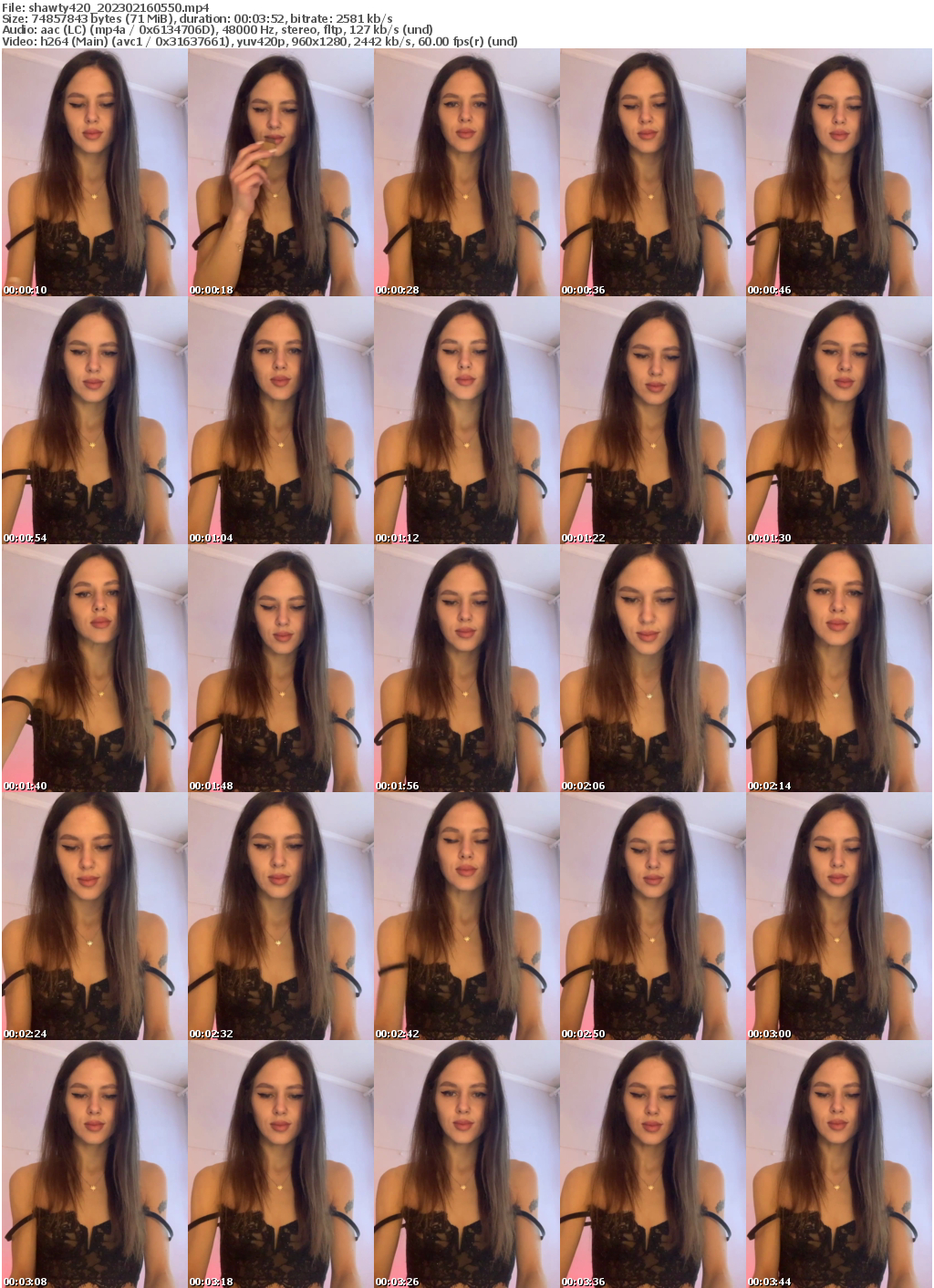 Preview thumb from shawty420 on 2023-02-16 @ bongacams