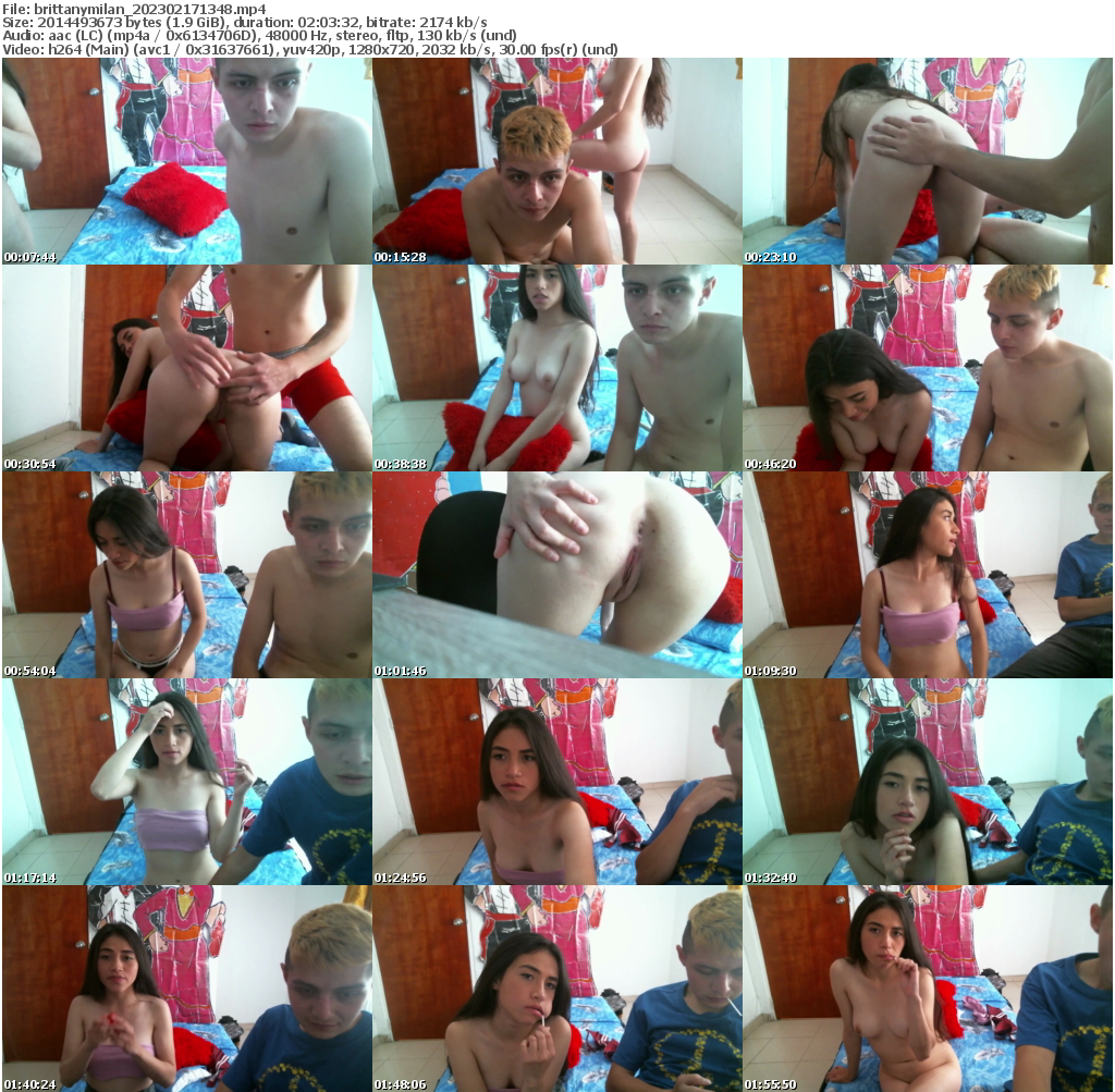 Preview thumb from brittanymilan on 2023-02-17 @ bongacams