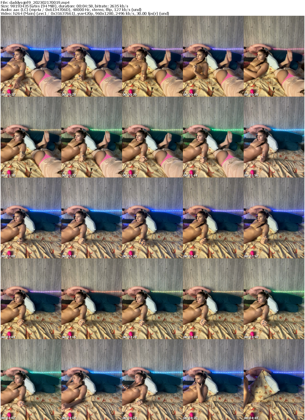 Preview thumb from daddysgirl9 on 2023-02-17 @ bongacams