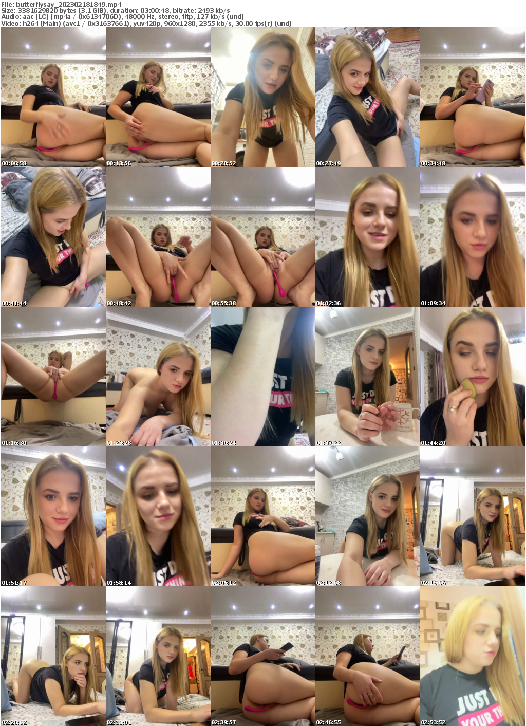 Preview thumb from butterflysay on 2023-02-18 @ bongacams