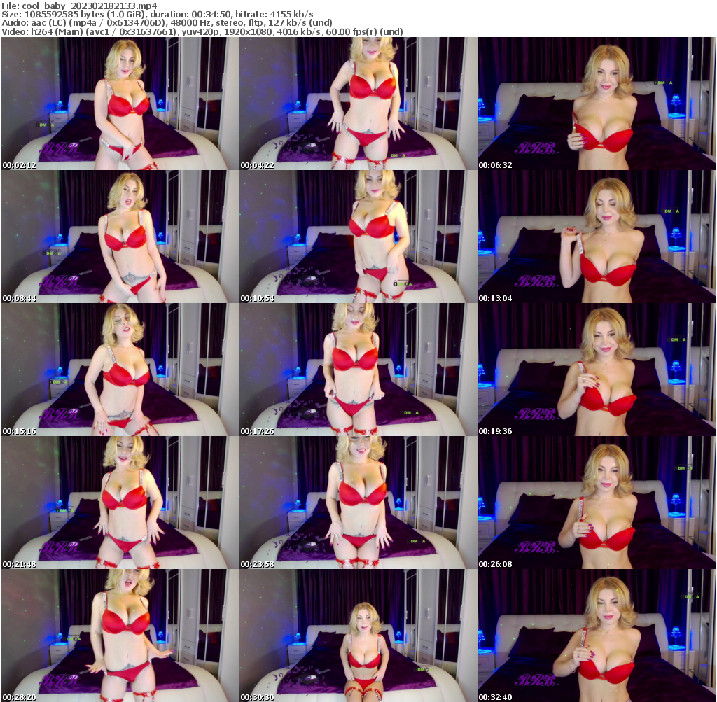 Preview thumb from cool_baby on 2023-02-18 @ bongacams