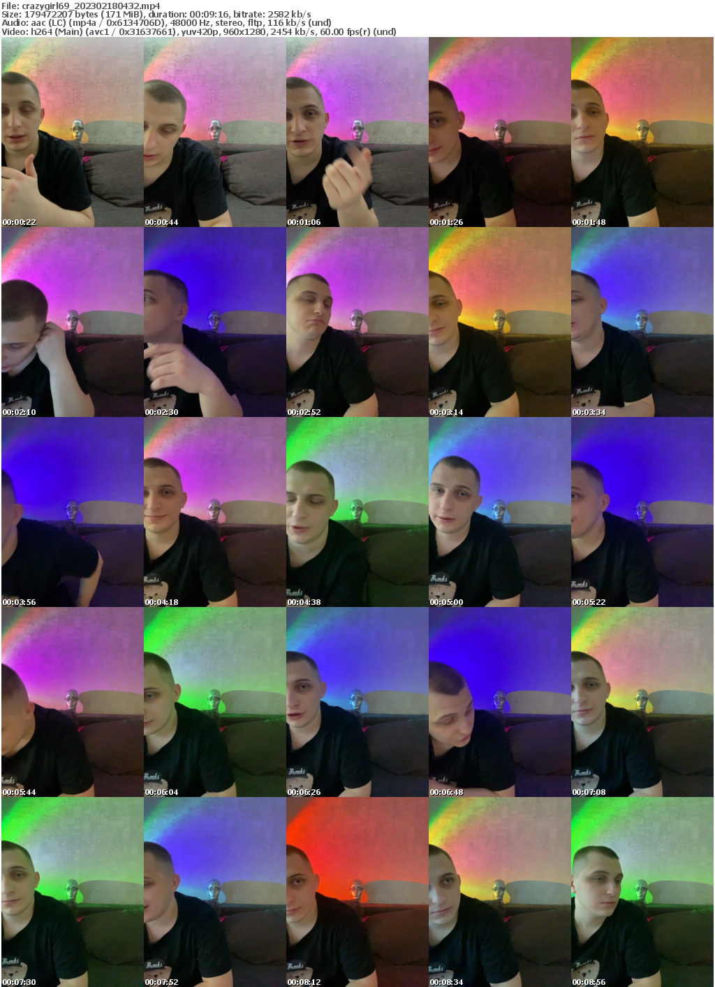 Preview thumb from crazygirl69 on 2023-02-18 @ bongacams