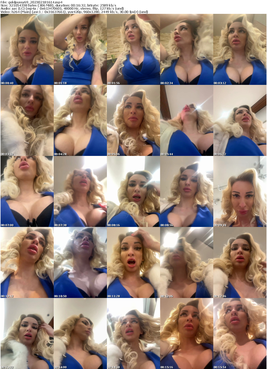 Preview thumb from goldpussy69 on 2023-02-18 @ bongacams