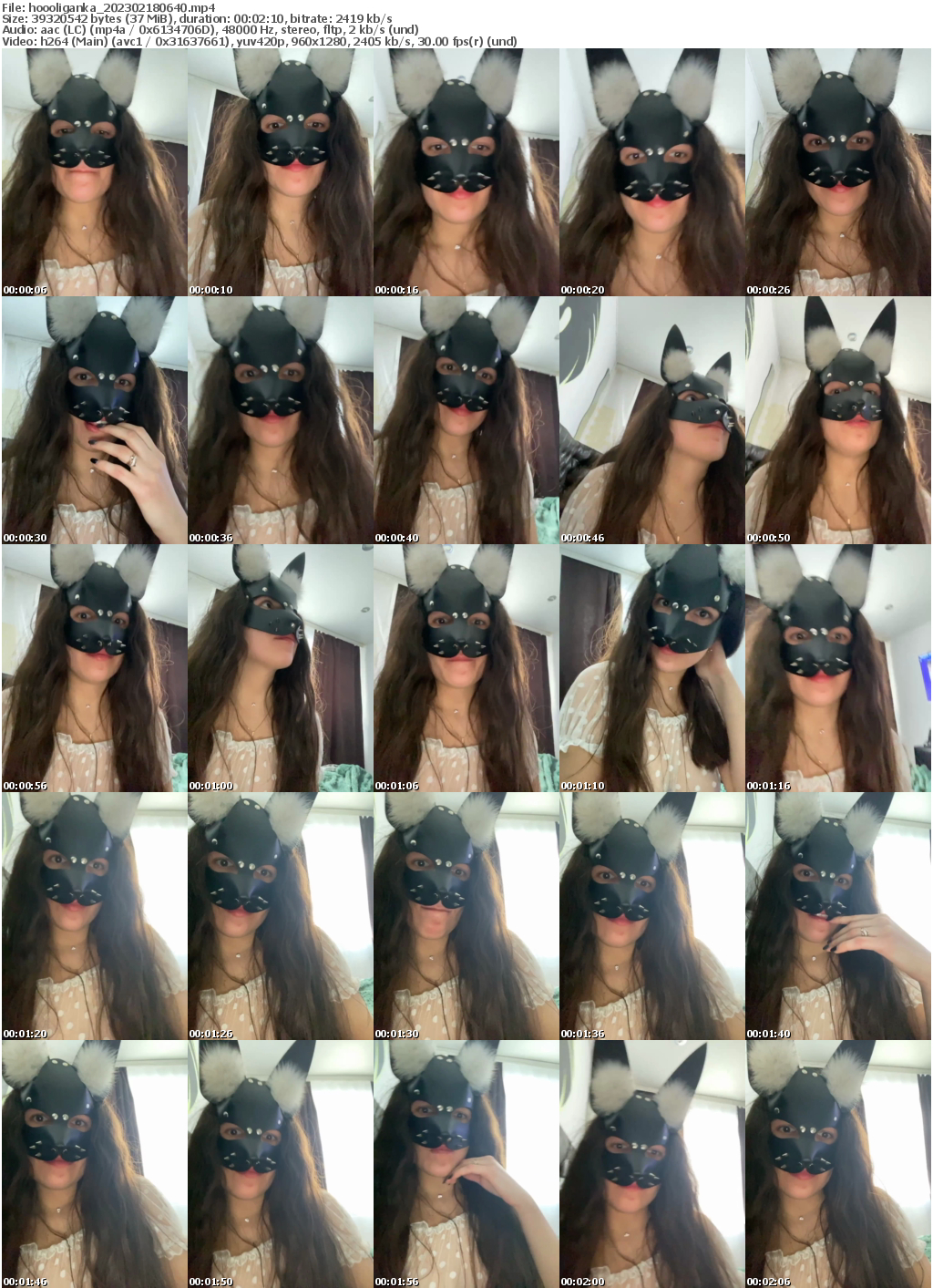 Preview thumb from hoooliganka on 2023-02-18 @ bongacams