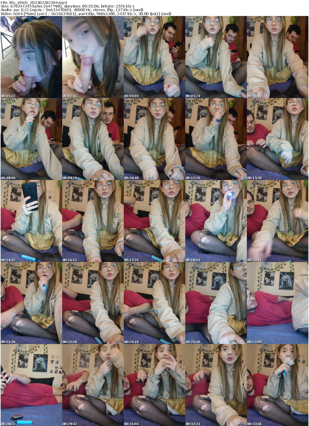 Preview thumb from lilo_stitch on 2023-02-18 @ bongacams