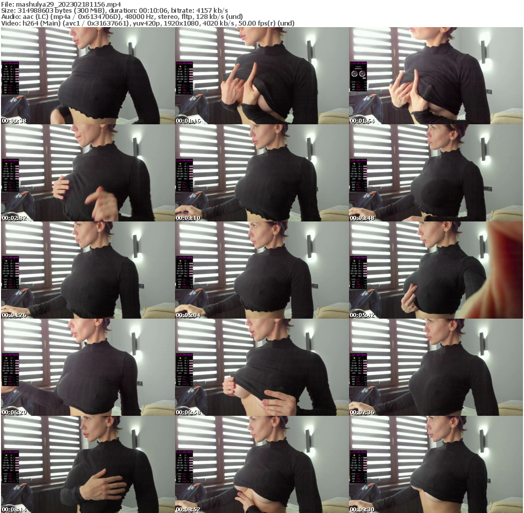 Preview thumb from mashulya29 on 2023-02-18 @ bongacams