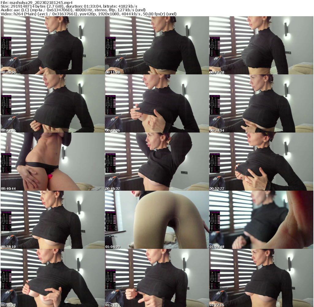 Preview thumb from mashulya29 on 2023-02-18 @ bongacams