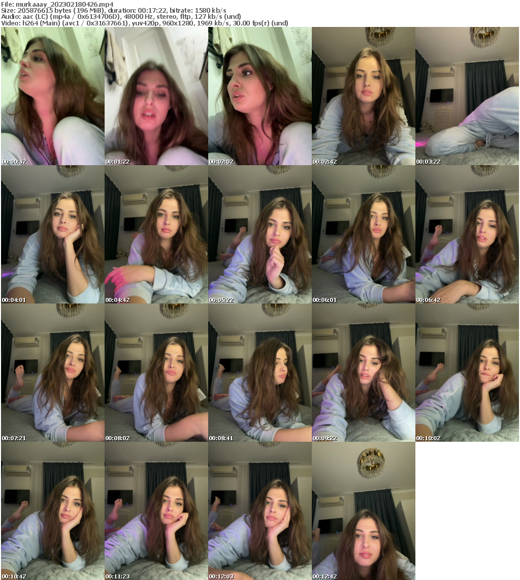 Preview thumb from murkaaay on 2023-02-18 @ bongacams