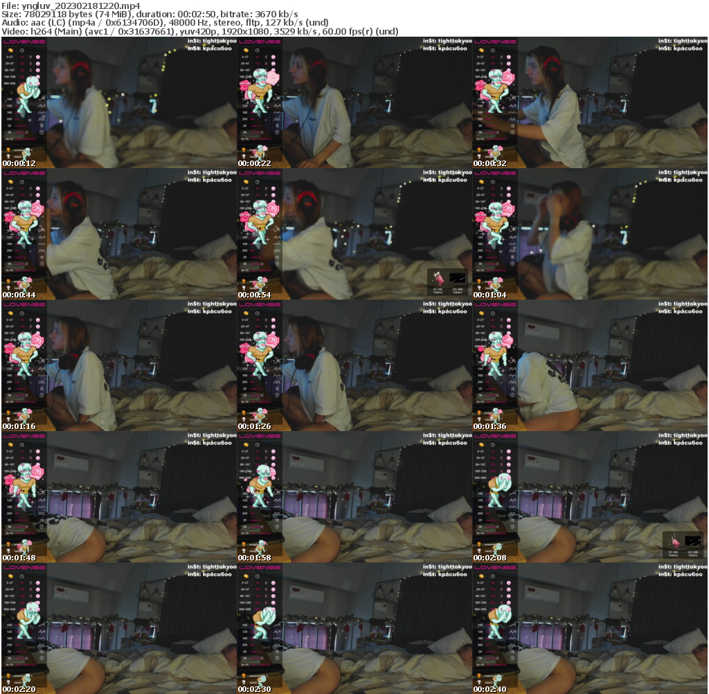 Preview thumb from yngluv on 2023-02-18 @ bongacams