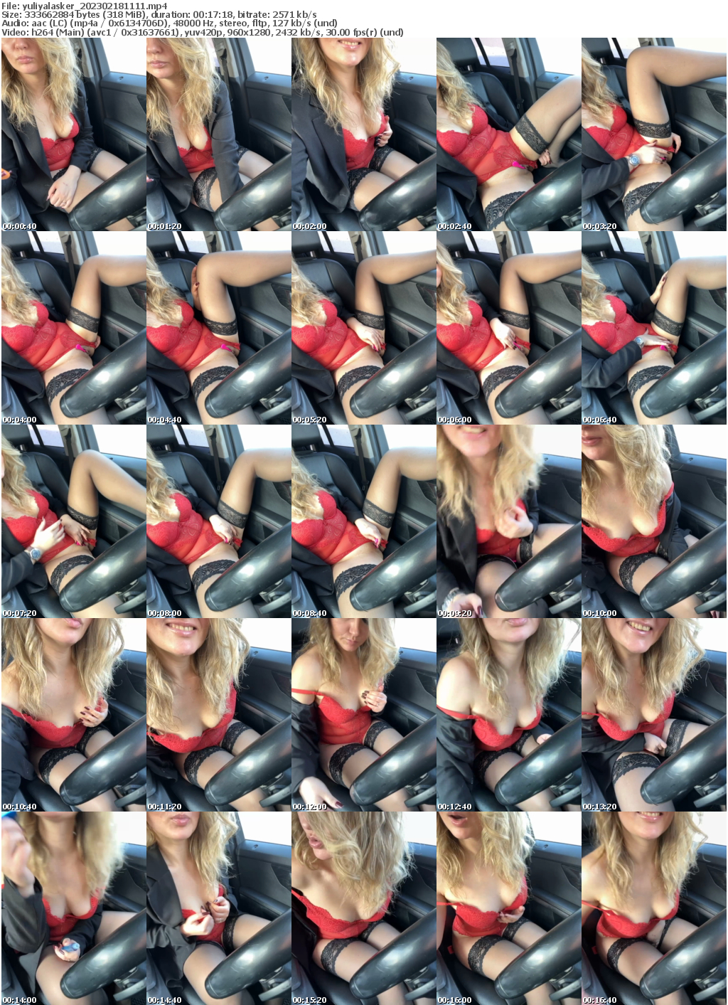 Preview thumb from yuliyalasker on 2023-02-18 @ bongacams