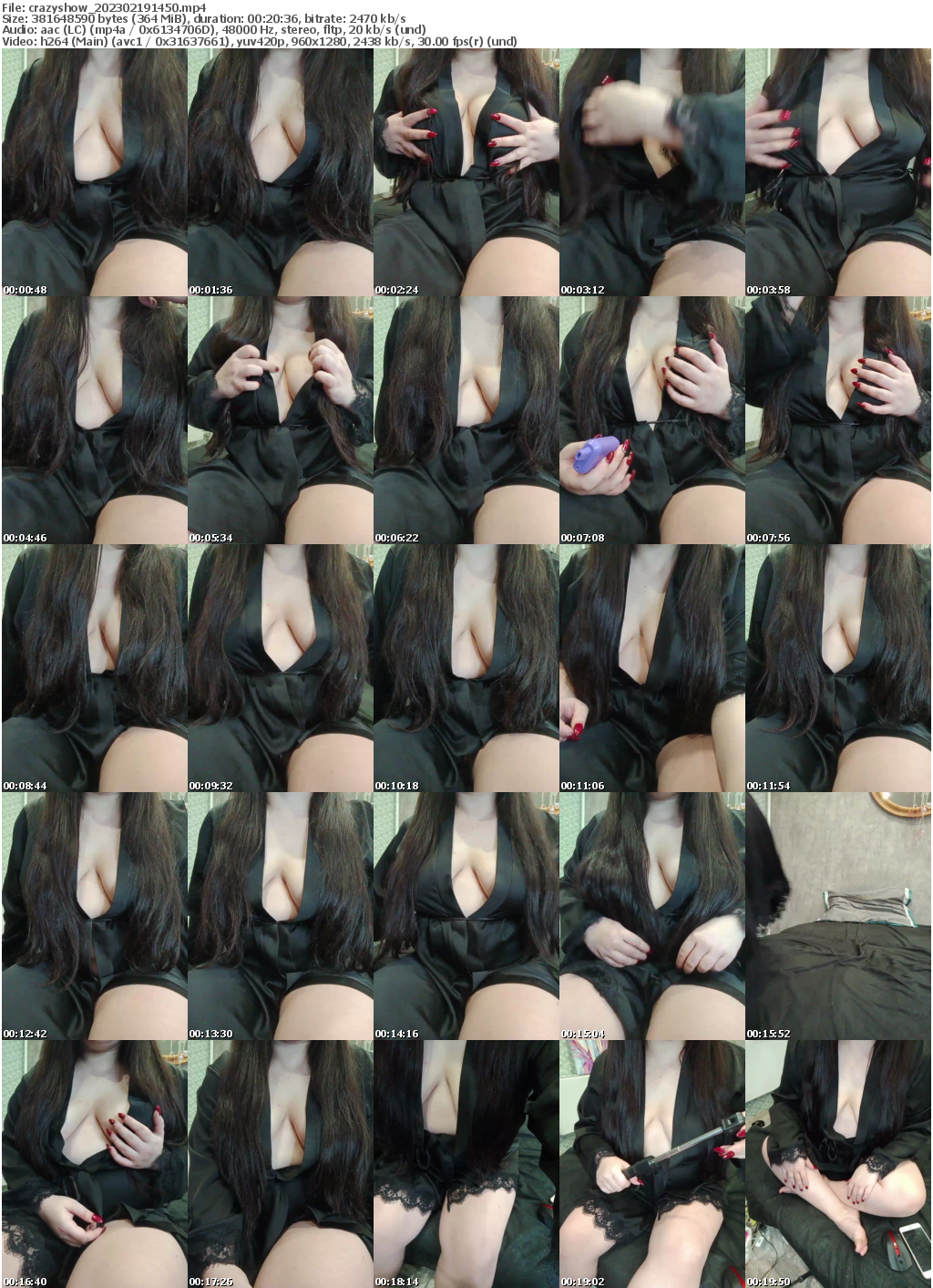 Preview thumb from crazyshow on 2023-02-19 @ bongacams