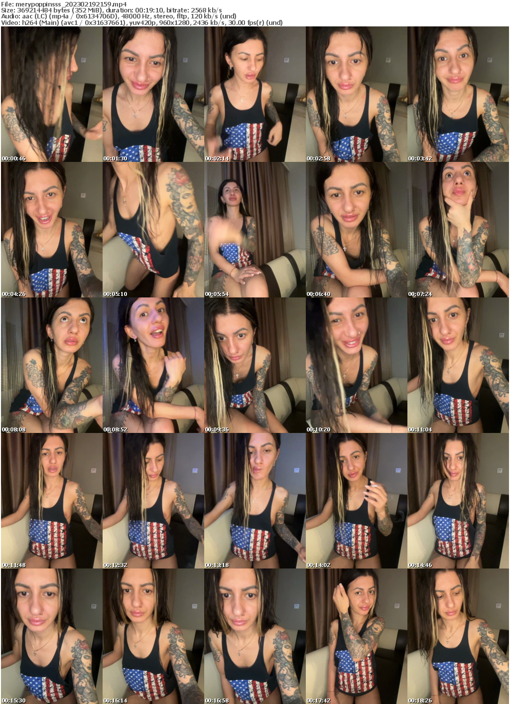 Preview thumb from merypoppinsss on 2023-02-19 @ bongacams