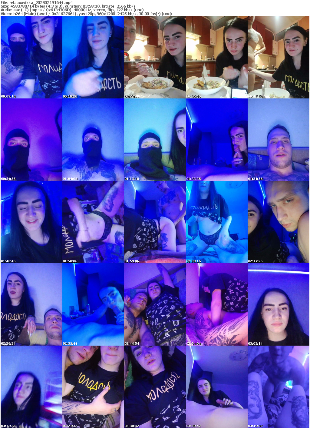 Preview thumb from relaaxxvikka on 2023-02-19 @ bongacams