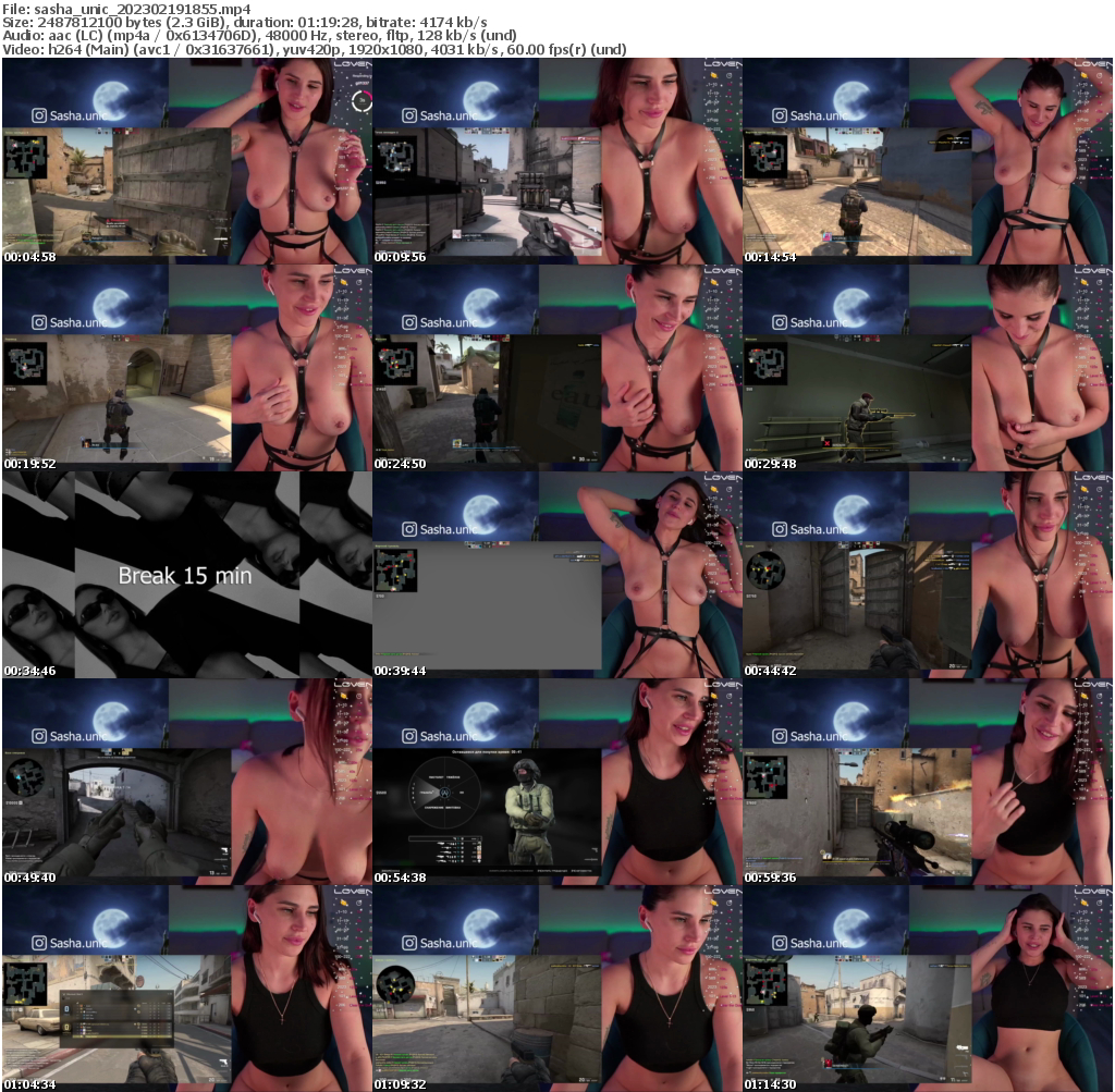 Preview thumb from sasha_unic on 2023-02-19 @ bongacams