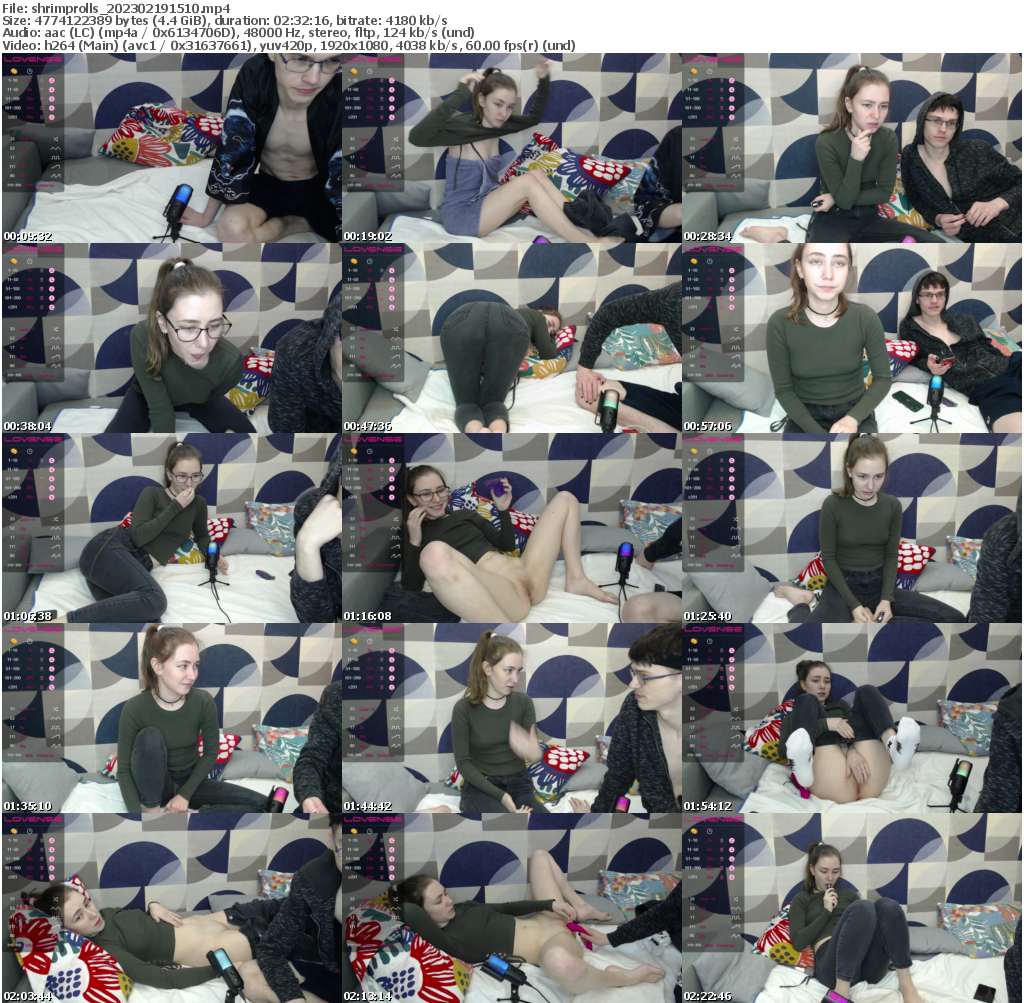 Preview thumb from shrimprolls on 2023-02-19 @ bongacams