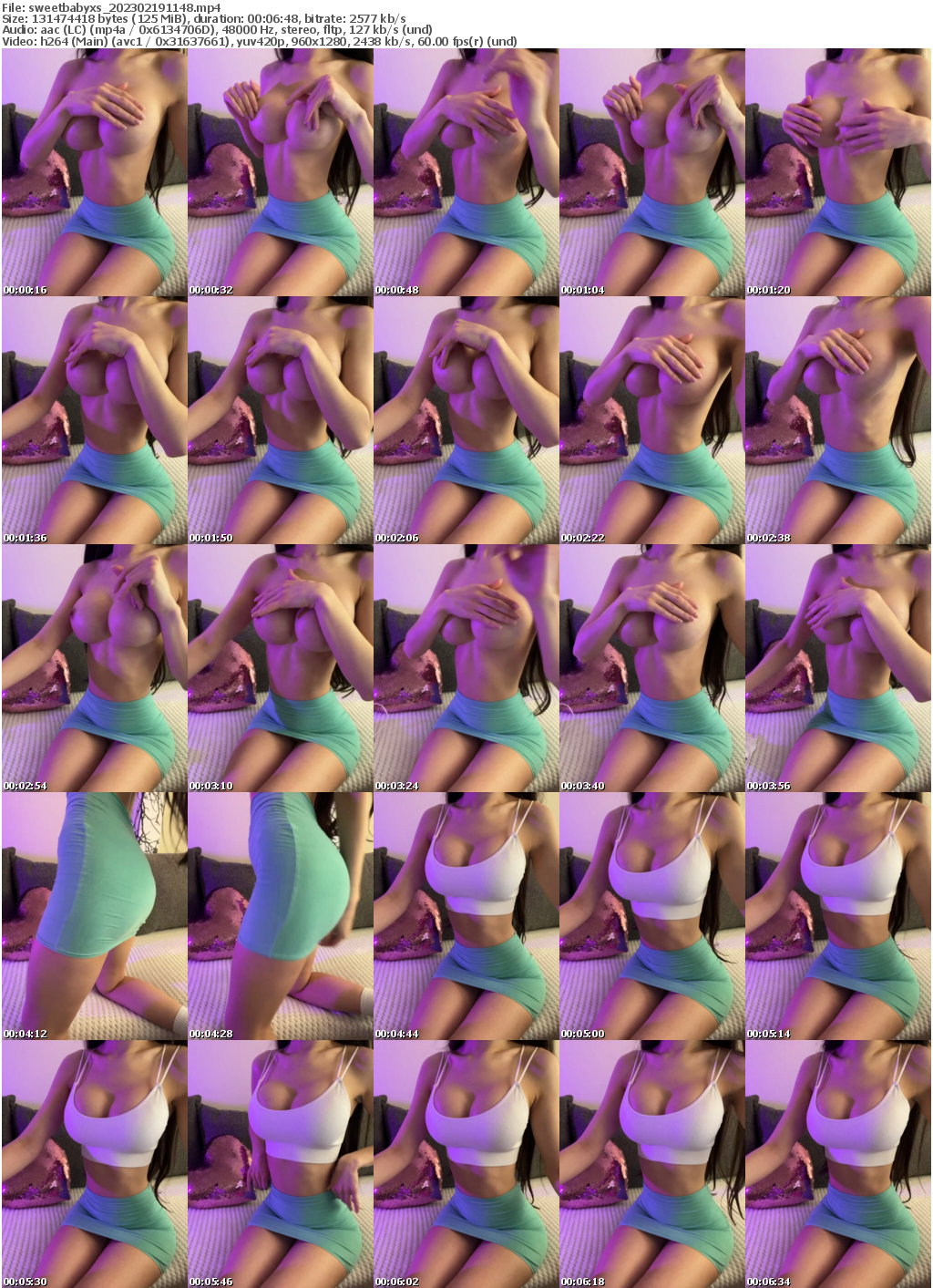 Preview thumb from sweetbabyxs on 2023-02-19 @ bongacams