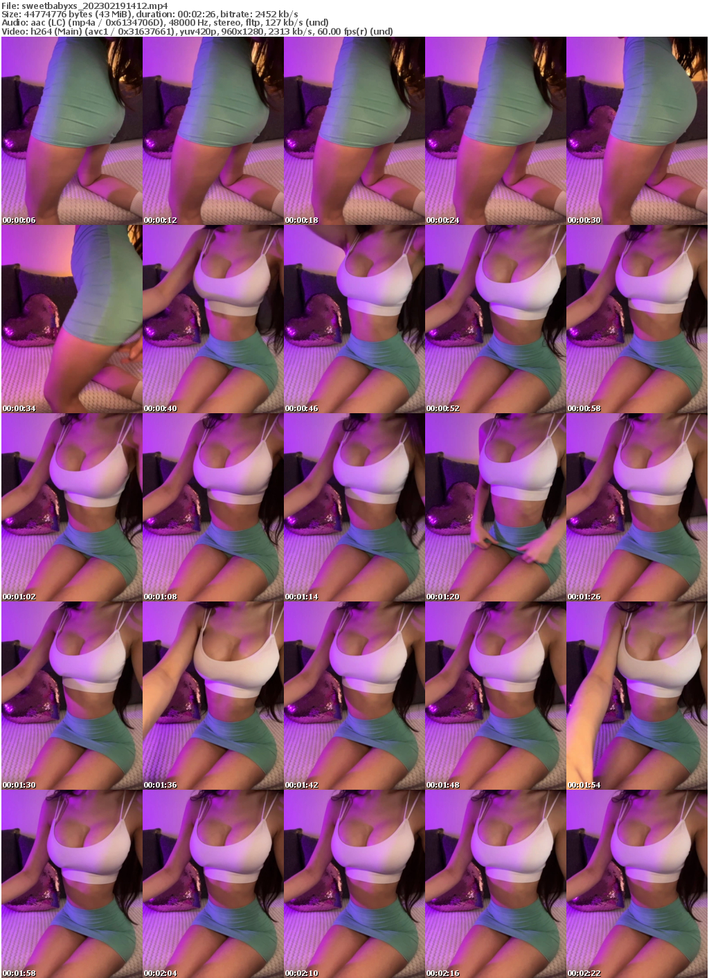 Preview thumb from sweetbabyxs on 2023-02-19 @ bongacams