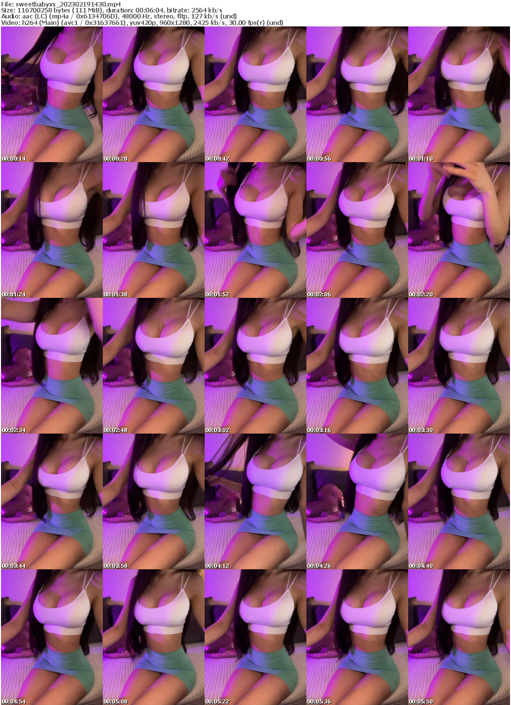 Preview thumb from sweetbabyxs on 2023-02-19 @ bongacams