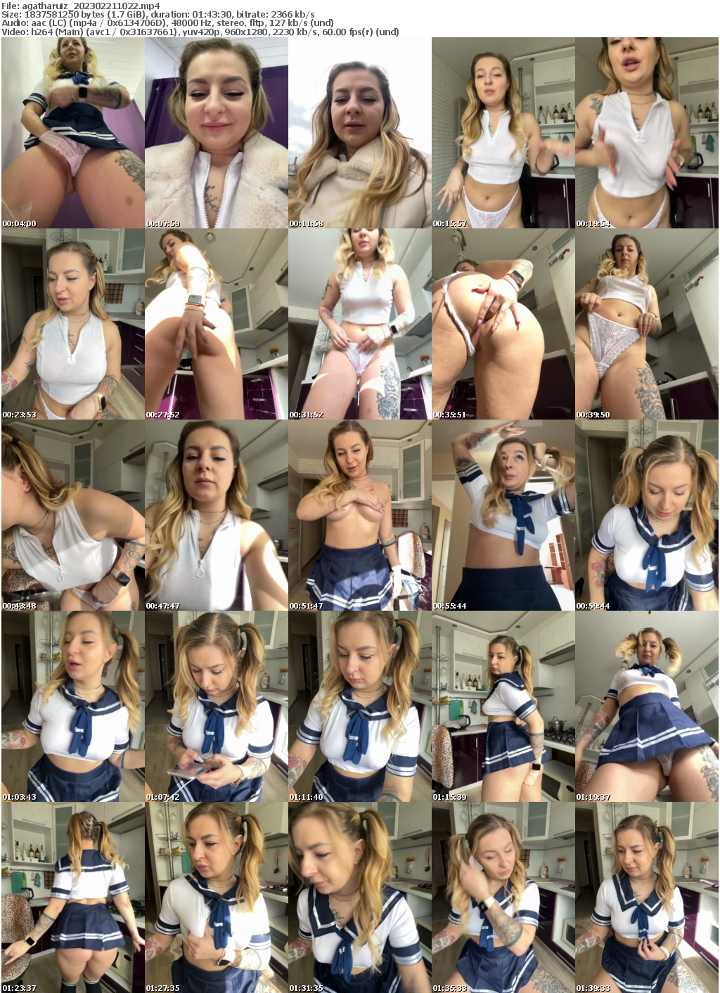 Preview thumb from agatharuiz on 2023-02-21 @ bongacams