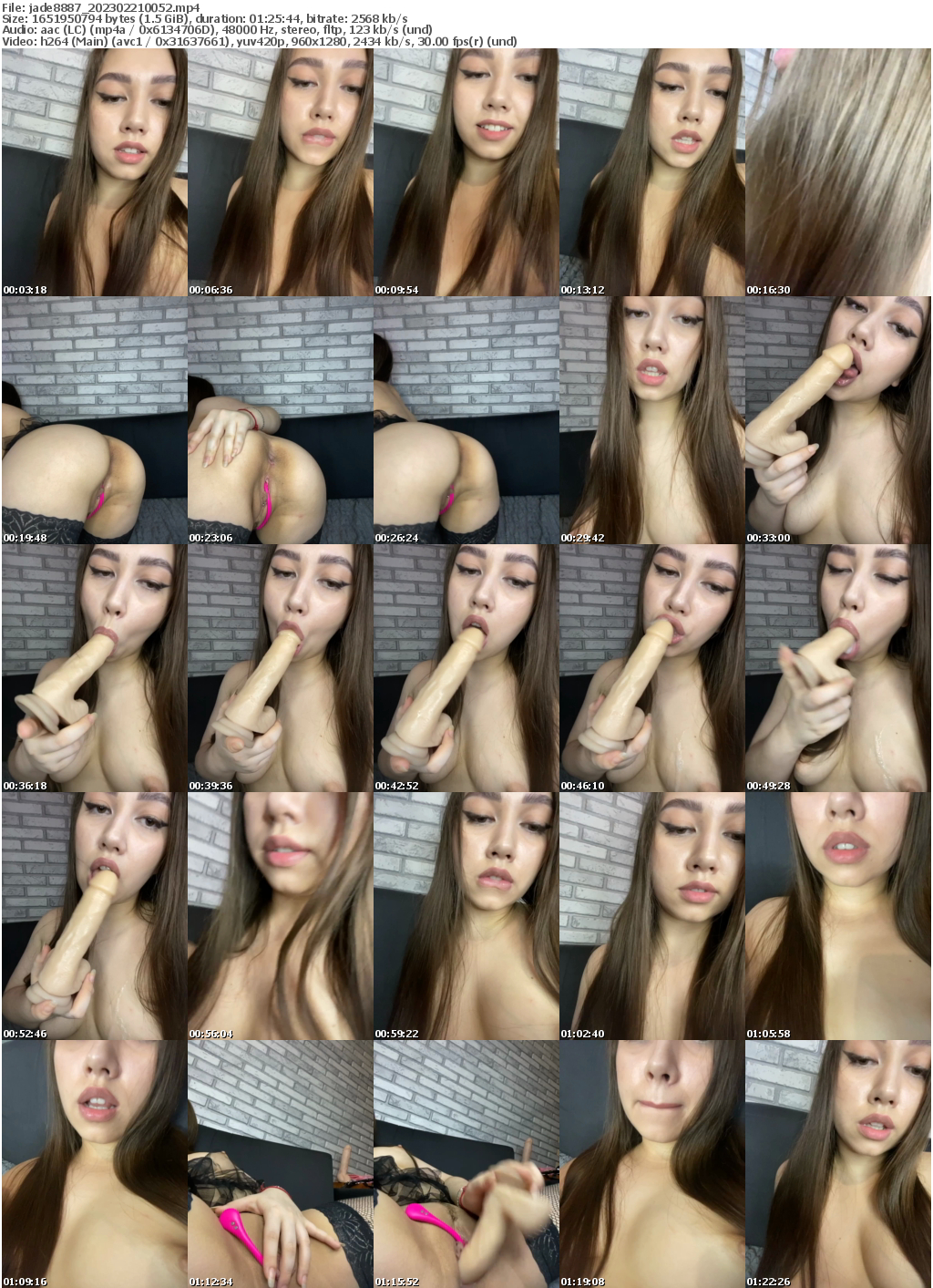 Preview thumb from jade8887 on 2023-02-21 @ bongacams