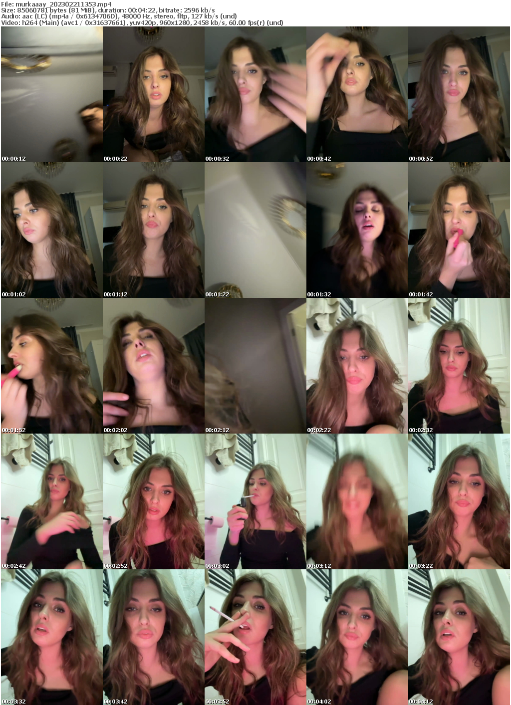 Preview thumb from murkaaay on 2023-02-21 @ bongacams