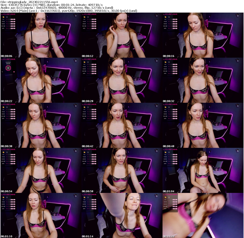 Preview thumb from strippinglady on 2023-02-21 @ bongacams