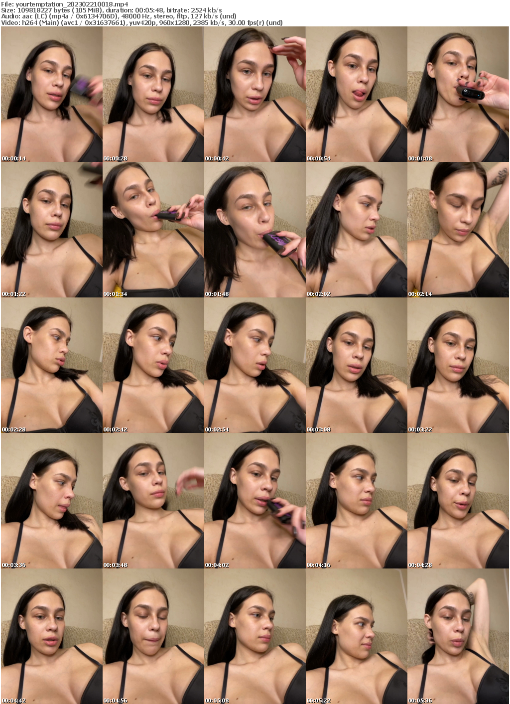 Preview thumb from yourtemptation on 2023-02-21 @ bongacams