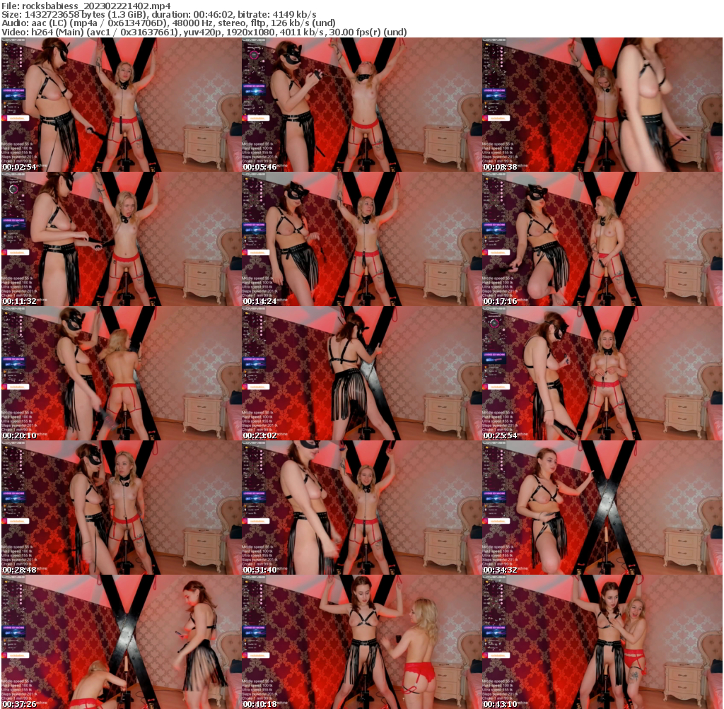 Preview thumb from rocksbabiess on 2023-02-22 @ bongacams