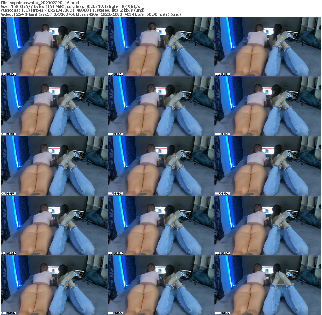 Preview thumb from sophieanwhite on 2023-02-22 @ bongacams