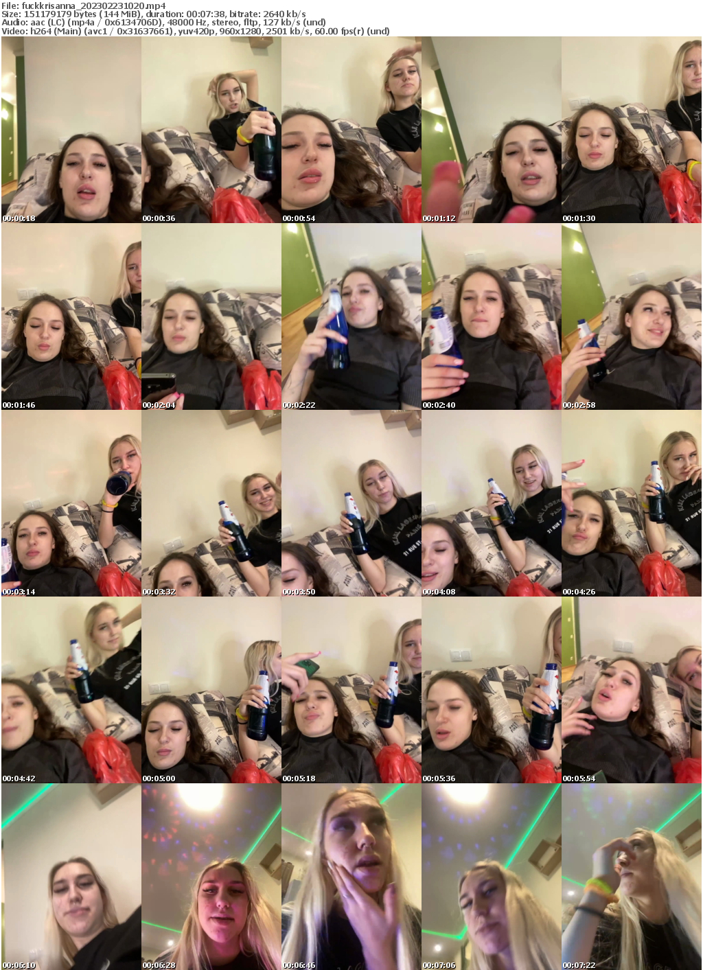 Preview thumb from fuckkrisanna on 2023-02-23 @ bongacams