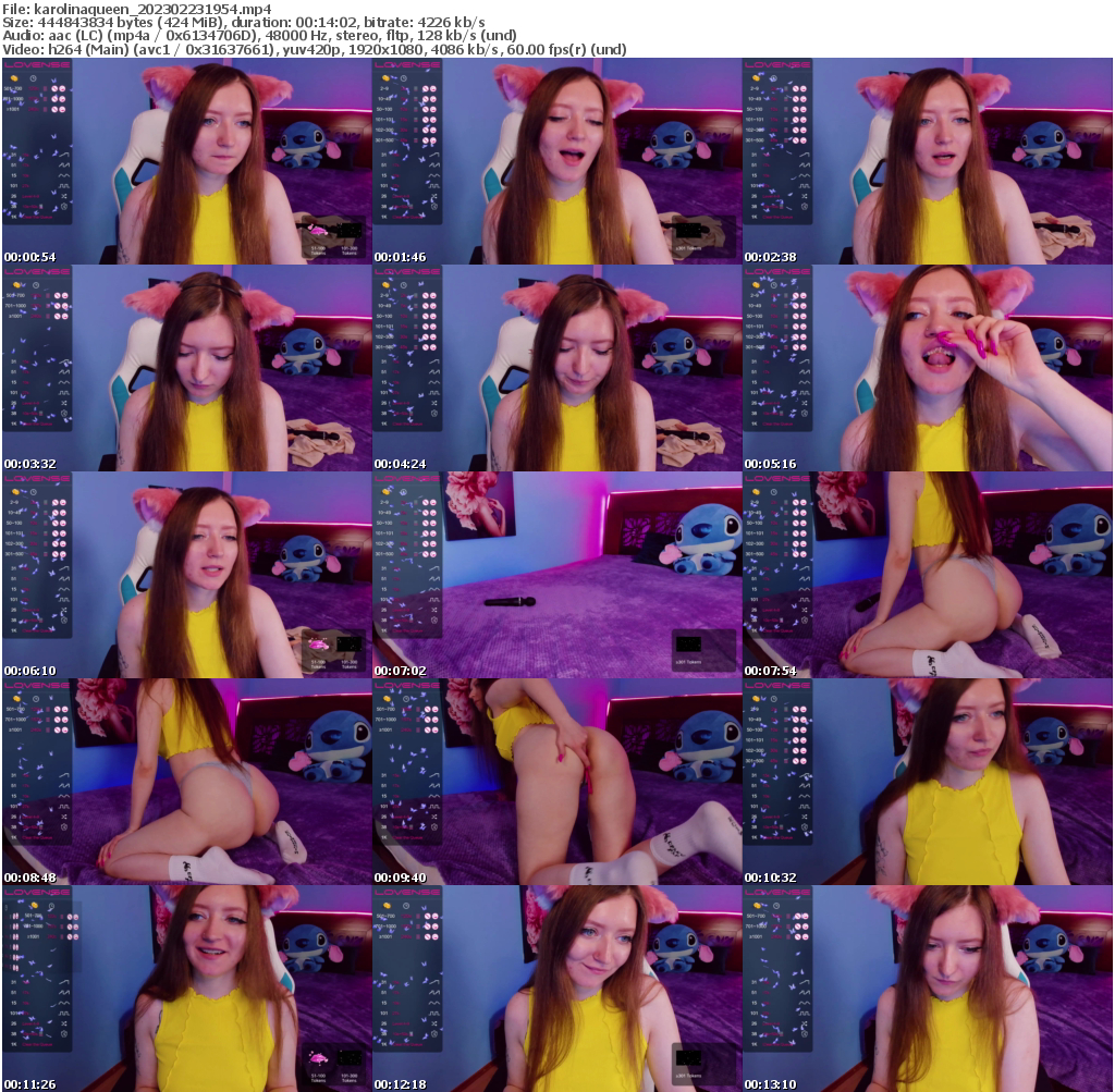 Preview thumb from karolinaqueen on 2023-02-23 @ bongacams