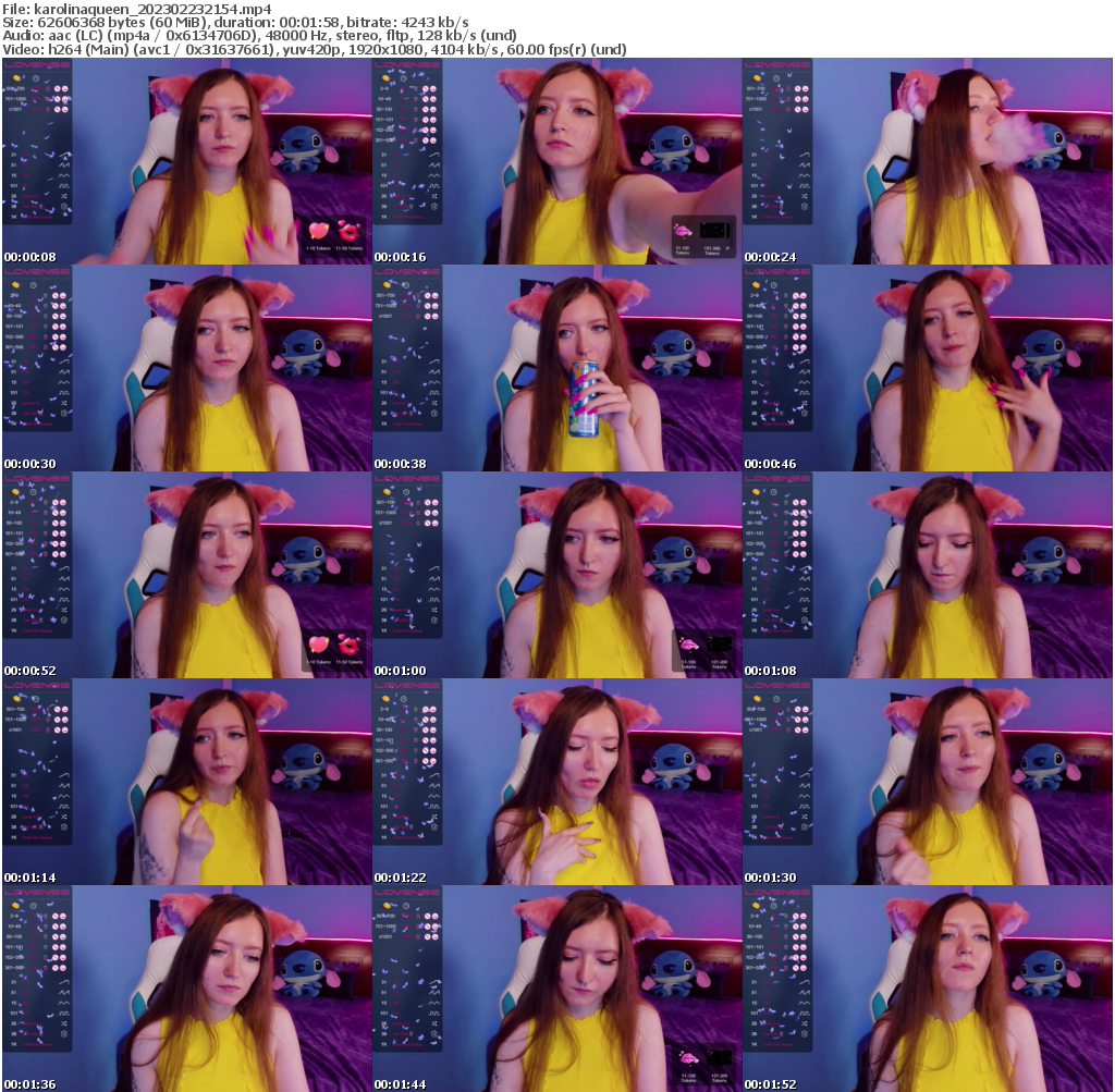 Preview thumb from karolinaqueen on 2023-02-23 @ bongacams