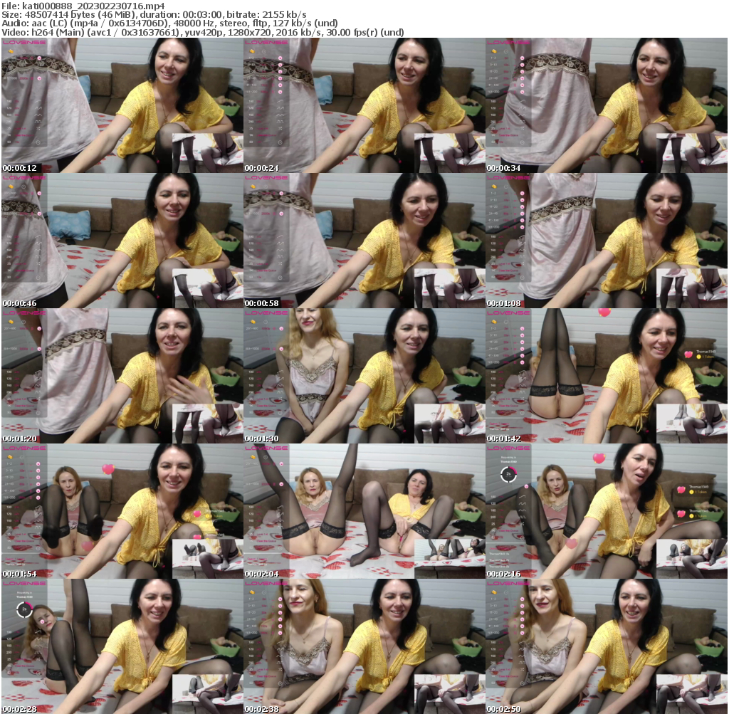 Preview thumb from kati000888 on 2023-02-23 @ bongacams