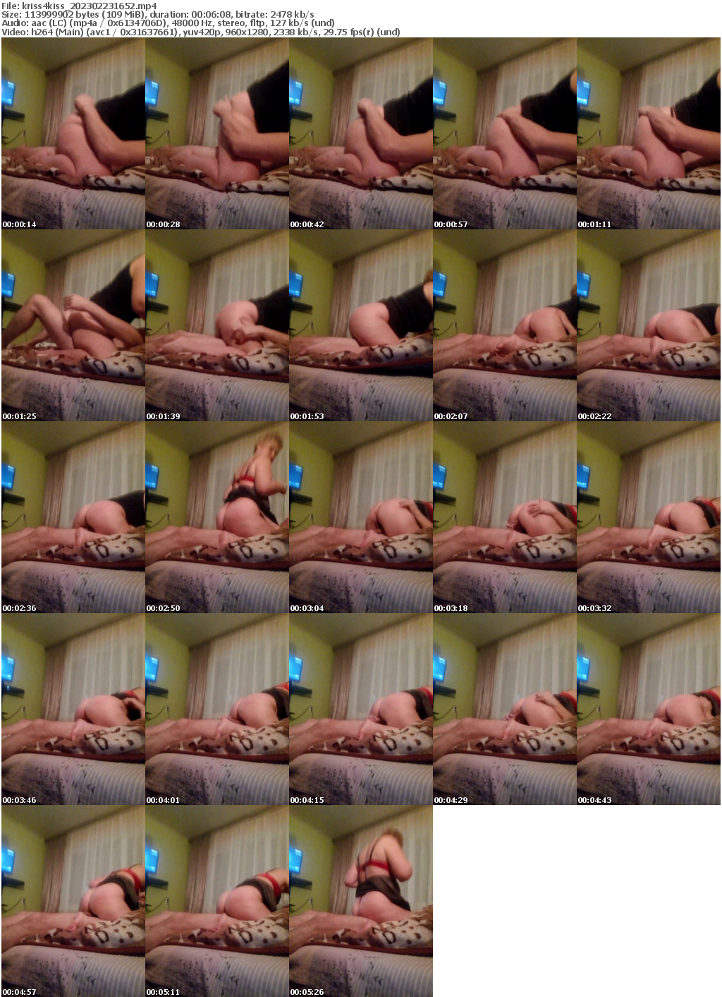 Preview thumb from kriss4kiss on 2023-02-23 @ bongacams