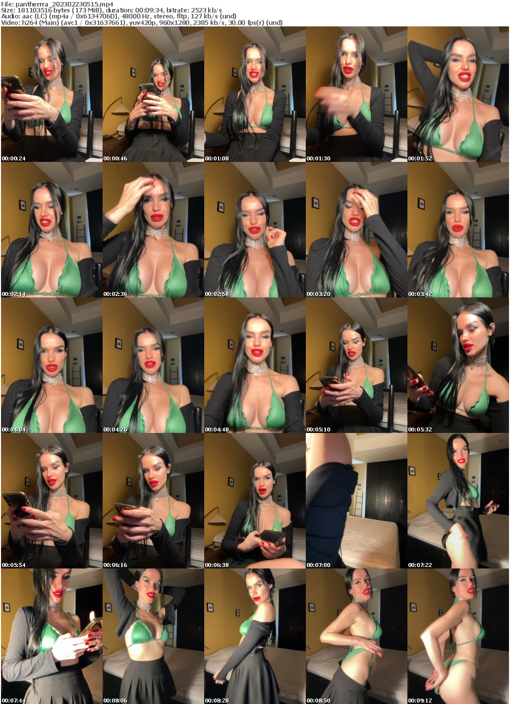 Preview thumb from pantherrra on 2023-02-23 @ bongacams