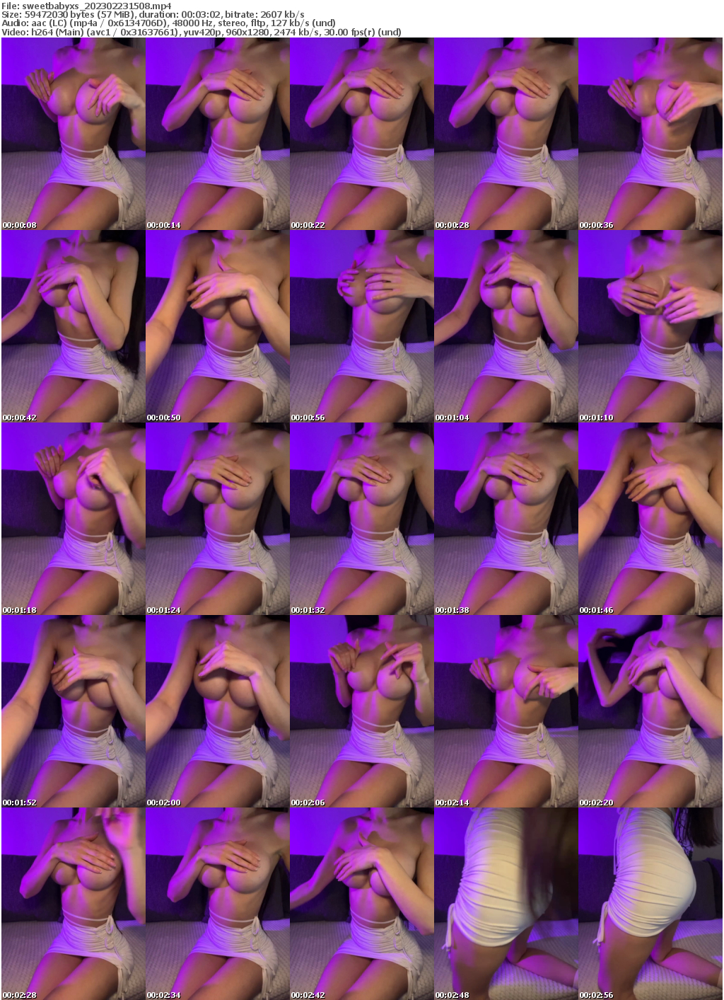 Preview thumb from sweetbabyxs on 2023-02-23 @ bongacams