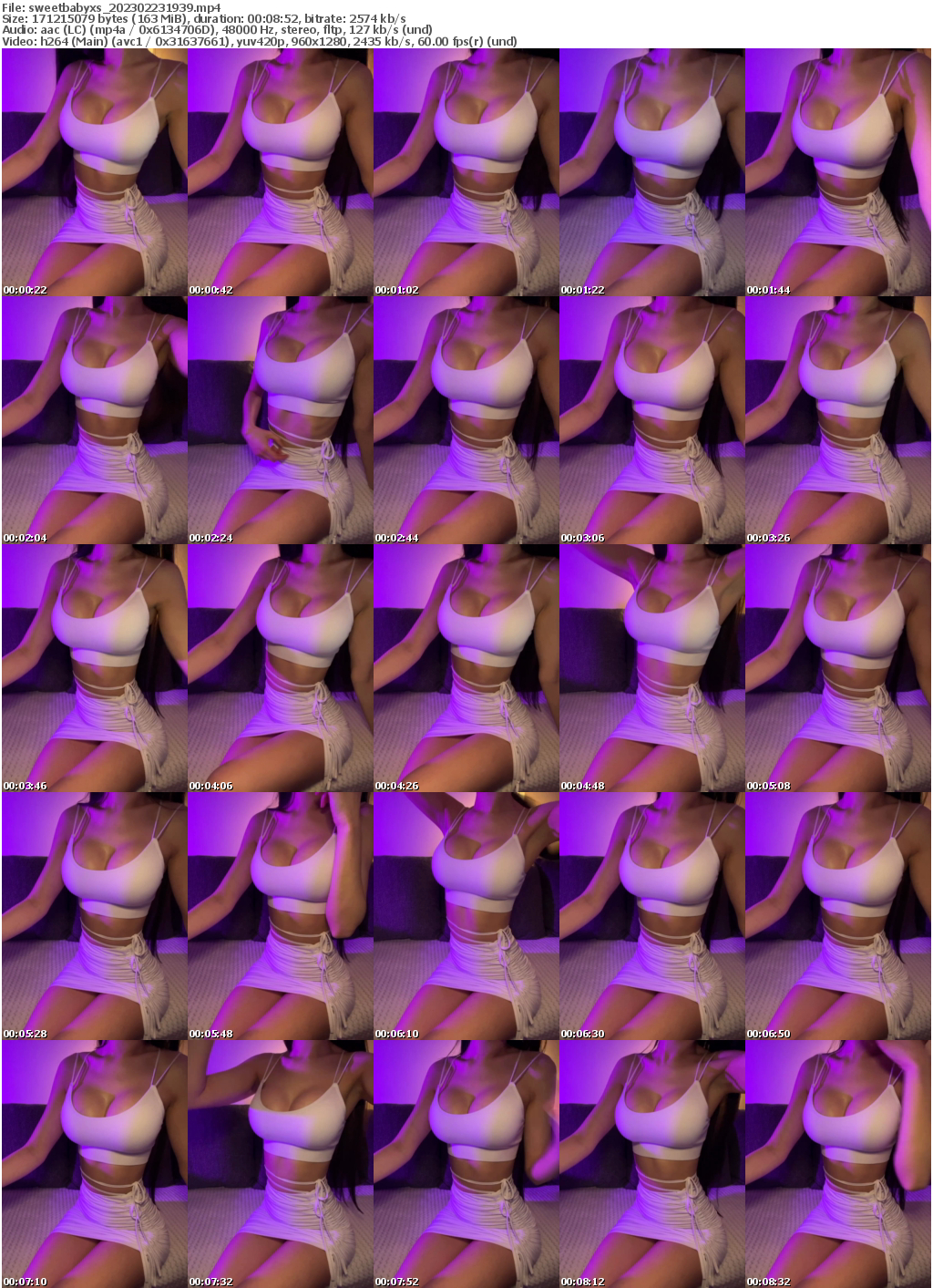 Preview thumb from sweetbabyxs on 2023-02-23 @ bongacams