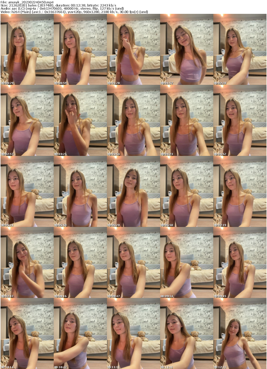 Preview thumb from anusyk on 2023-02-24 @ bongacams