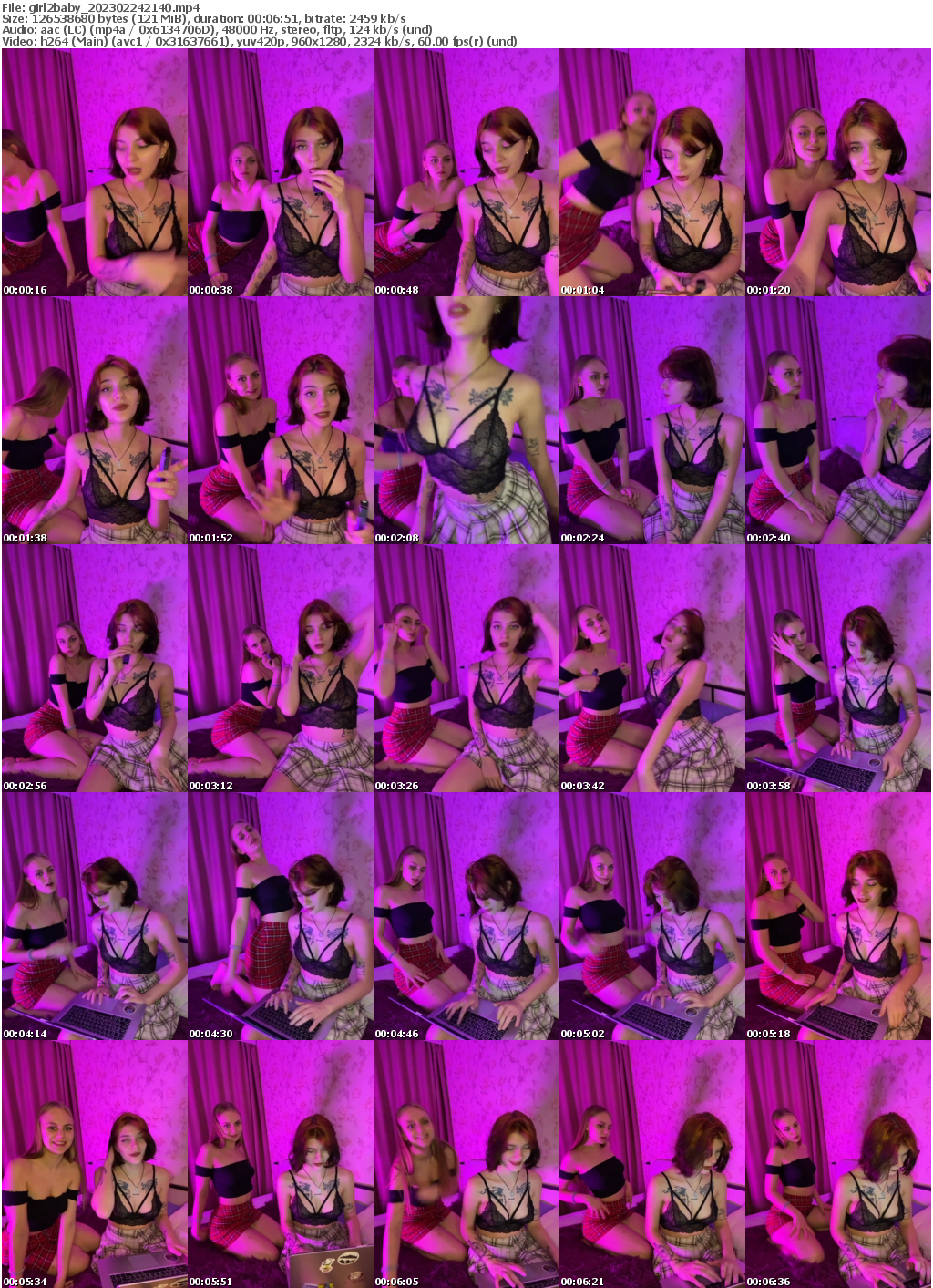 Preview thumb from girl2baby on 2023-02-24 @ bongacams